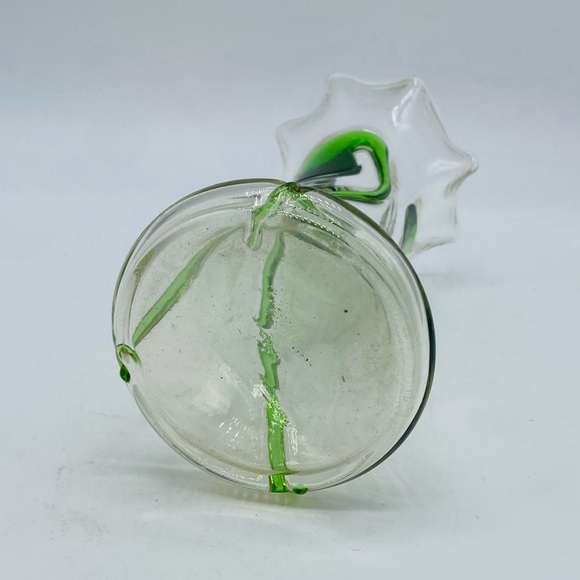 Antique ca.1880 STUART AND SONS “Tadpole” Glass Vase - Picture 5 of 5